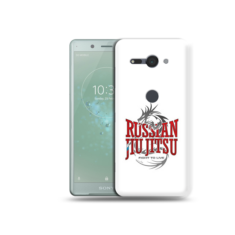 

Чехол MyPads Tocco для Sony Xperia XZ2 Compact джиу джитсу, Прозрачный, Tocco