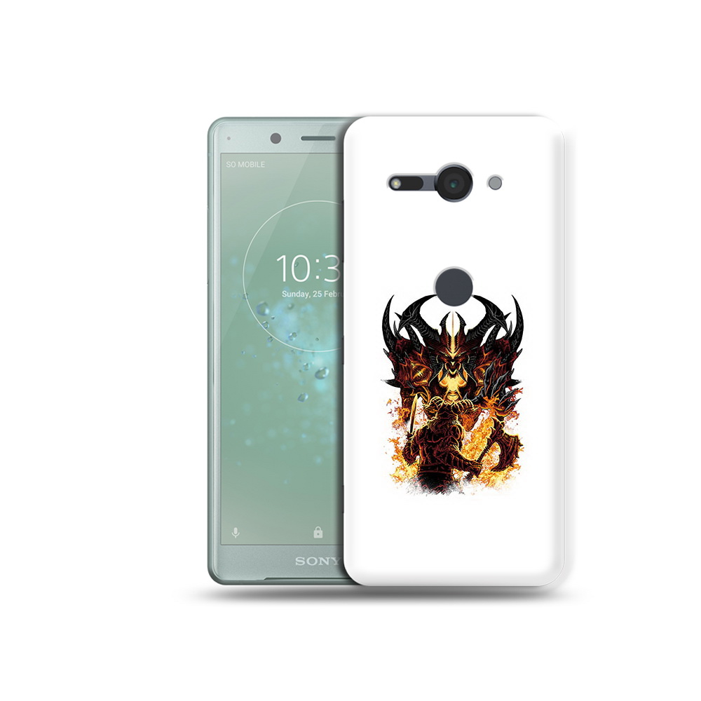 

Чехол MyPads Tocco для Sony Xperia XZ2 Compact демон shadow fiend, Прозрачный, Tocco
