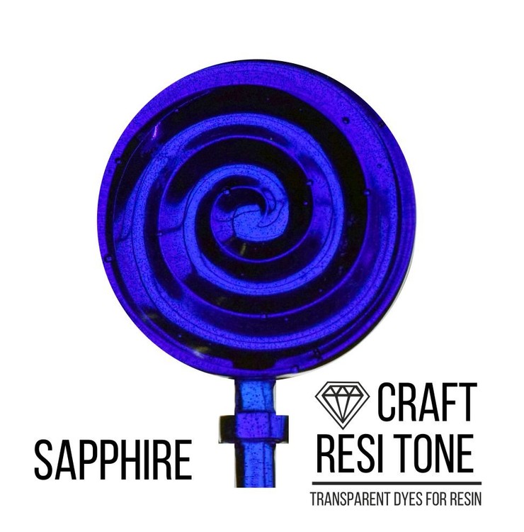 

Прозрачный тонер для эпоксидной смолы Sapphire синий 10 мл, ResiTone TD-007