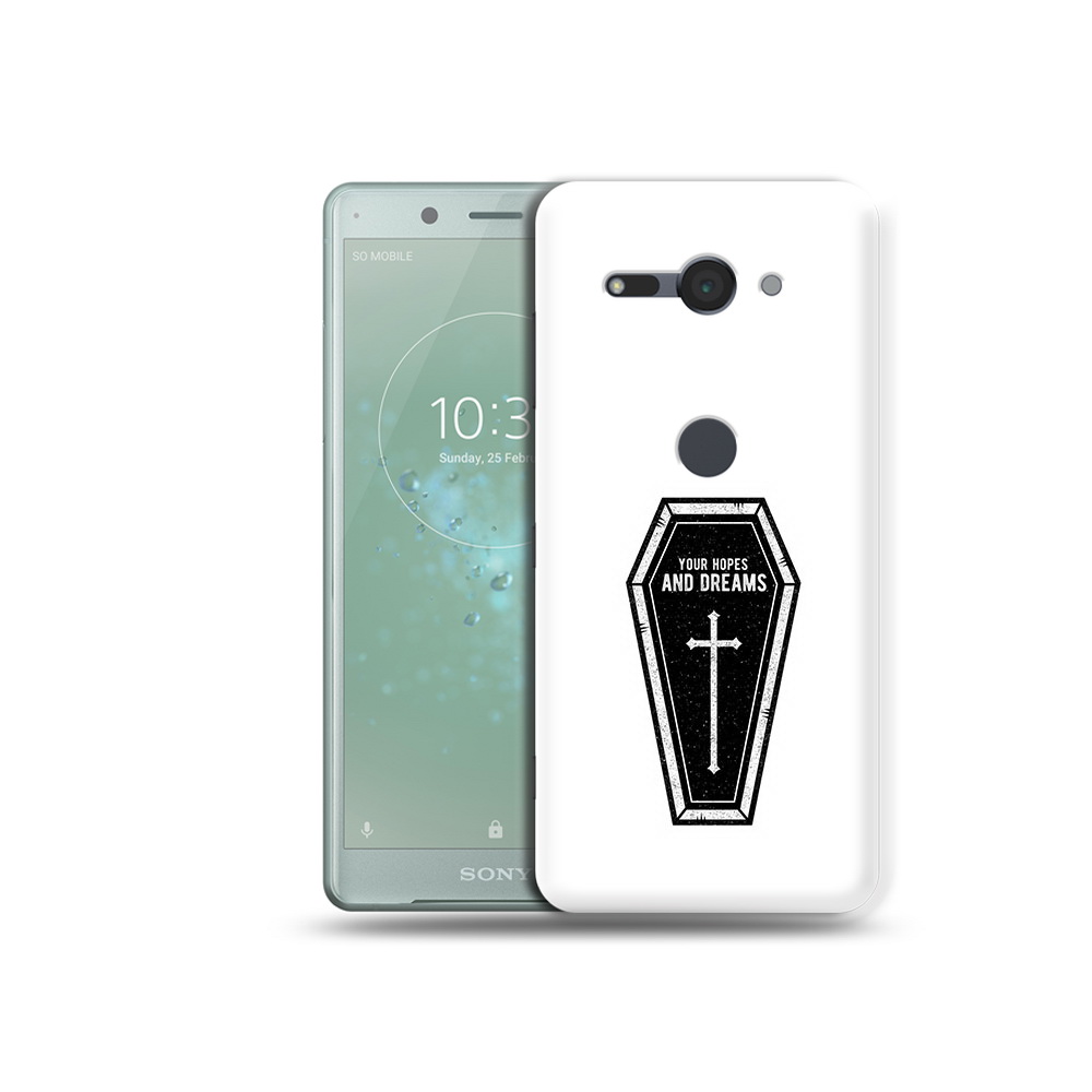 

Чехол MyPads Tocco для Sony Xperia XZ2 Compact гроб с мечтами, Прозрачный, Tocco