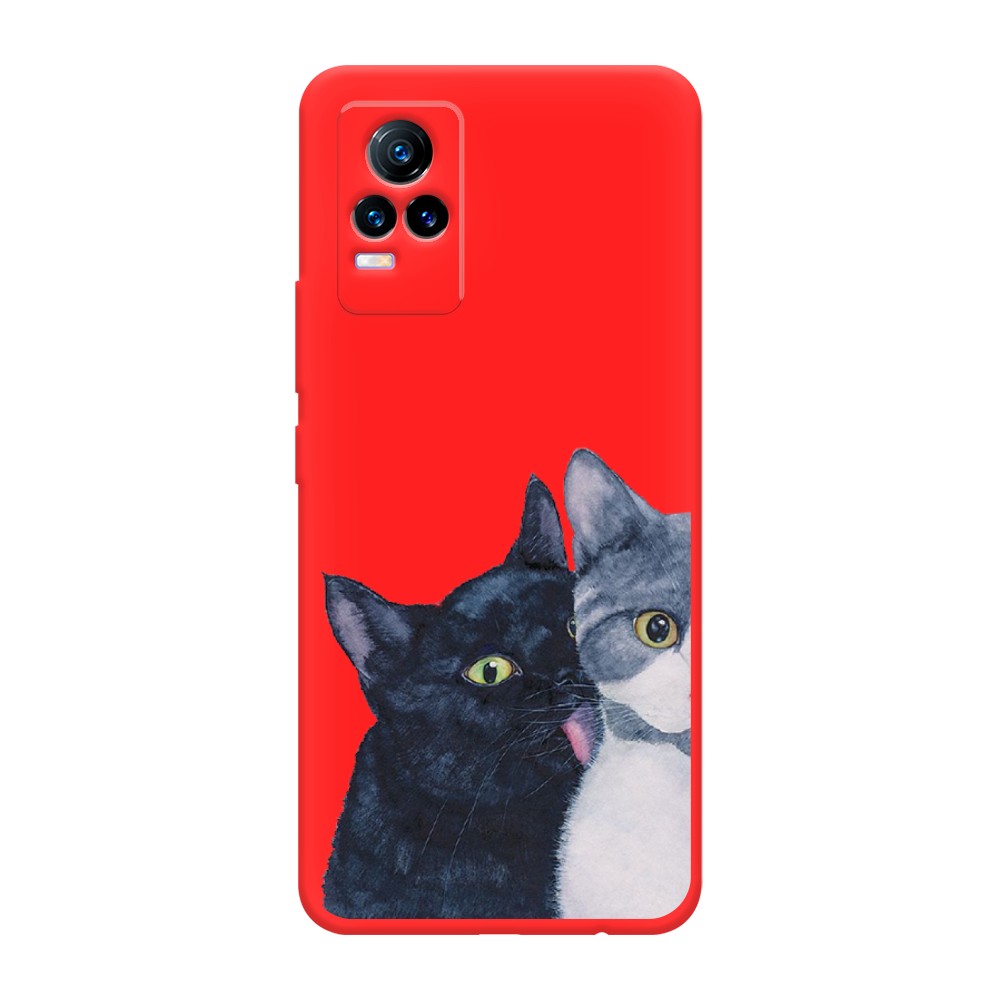 

Чехол Awog на Vivo V21e 4G "Кошачья любовь", Разноцветный, 264553-1