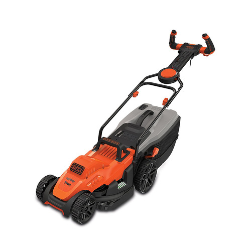 

Газонокосилка электрическая BLACK+DECKER BEMW461ES-QS, 34см, несамоходная