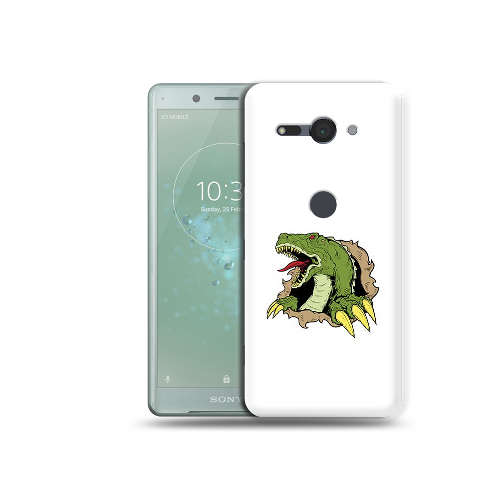 

Чехол MyPads Tocco для Sony Xperia XZ2 Compact годзила, Прозрачный, Tocco