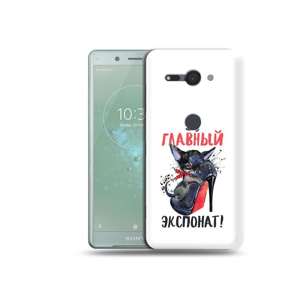 

Чехол MyPads Tocco для Sony Xperia XZ2 Compact главный экспонат, Прозрачный, Tocco