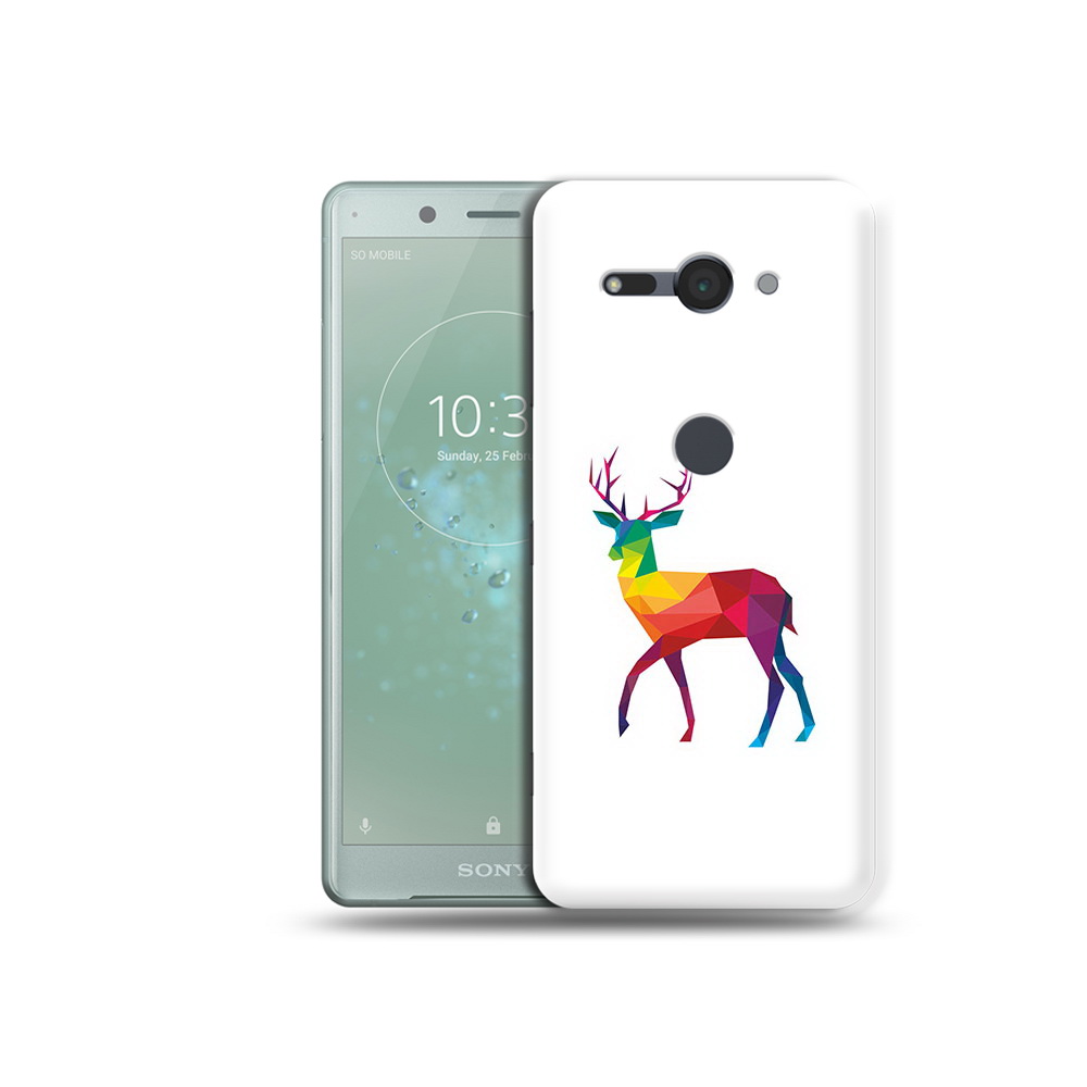 

Чехол MyPads Tocco для Sony Xperia XZ2 Compact геометрический олень, Прозрачный, Tocco