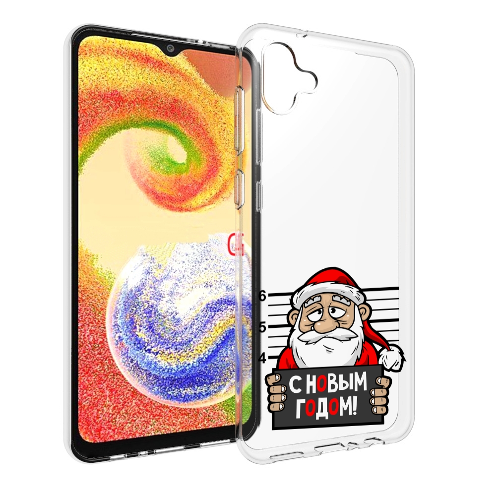 

Чехол MyPads ДМ с новым годом заключенный для Samsung Galaxy A04, Прозрачный, Tocco