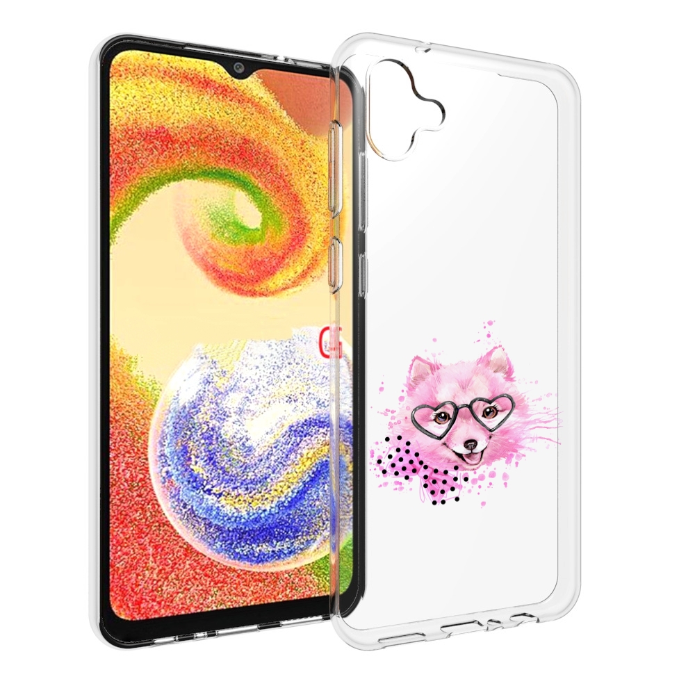 

Чехол MyPads розовый волченок для Samsung Galaxy A04, Прозрачный, Tocco