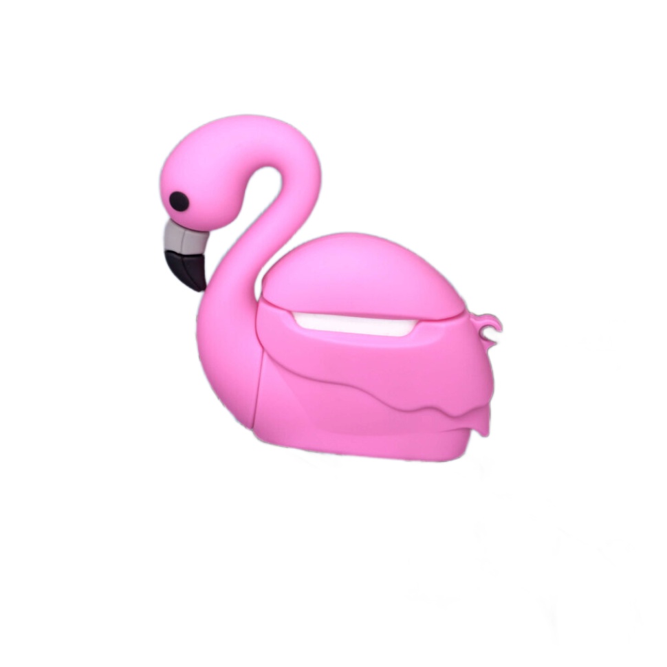 фото Чехол для airpods "flamingo" nobrand