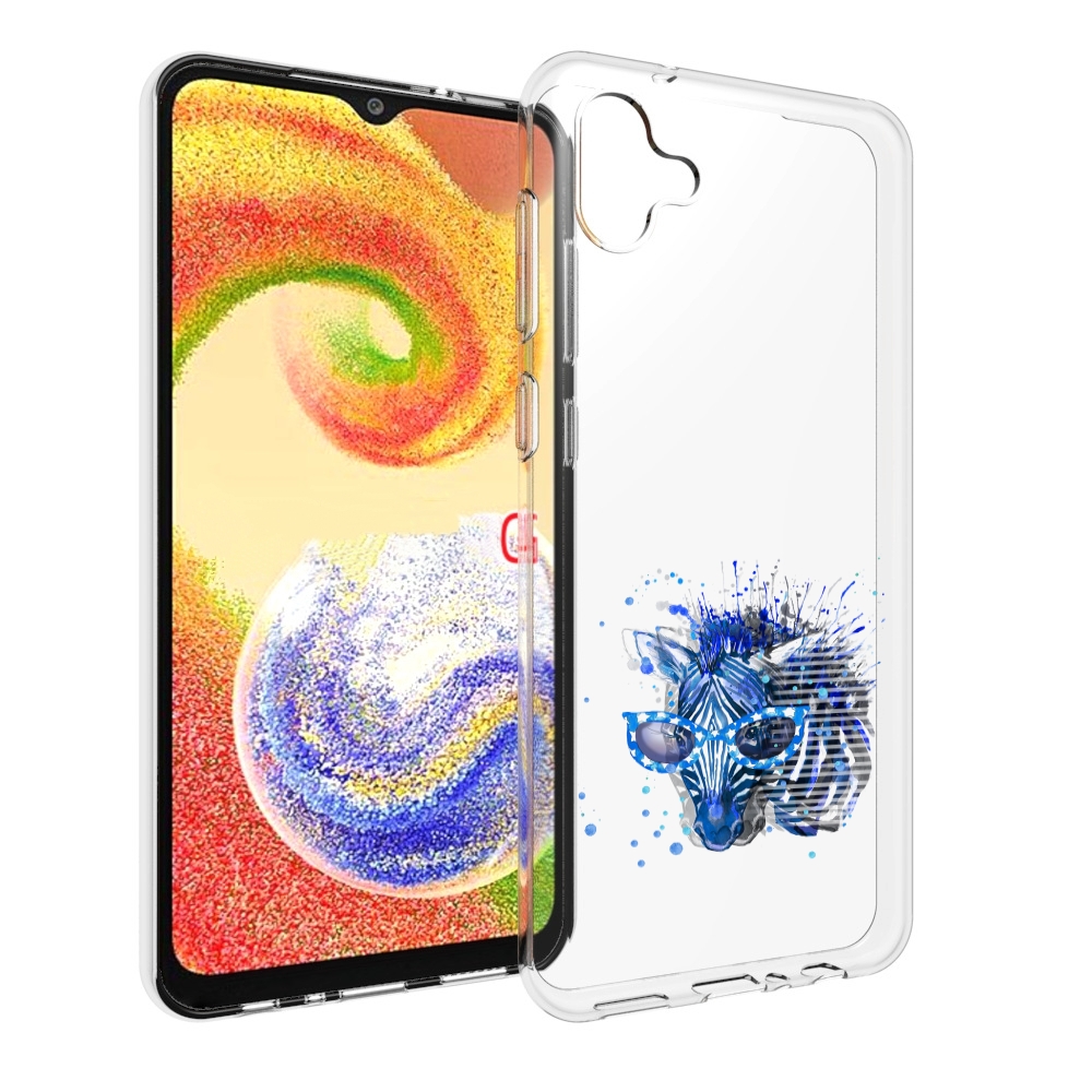 

Чехол MyPads расплывчатая зебра для Samsung Galaxy A04, Прозрачный, Tocco