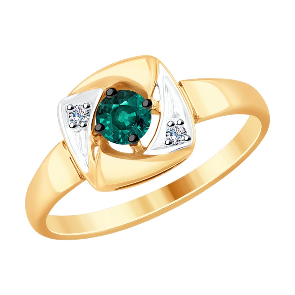 

Кольцо из красного золота с бриллиантом р. 16 SOKOLOV Diamonds 6017024, 6017024