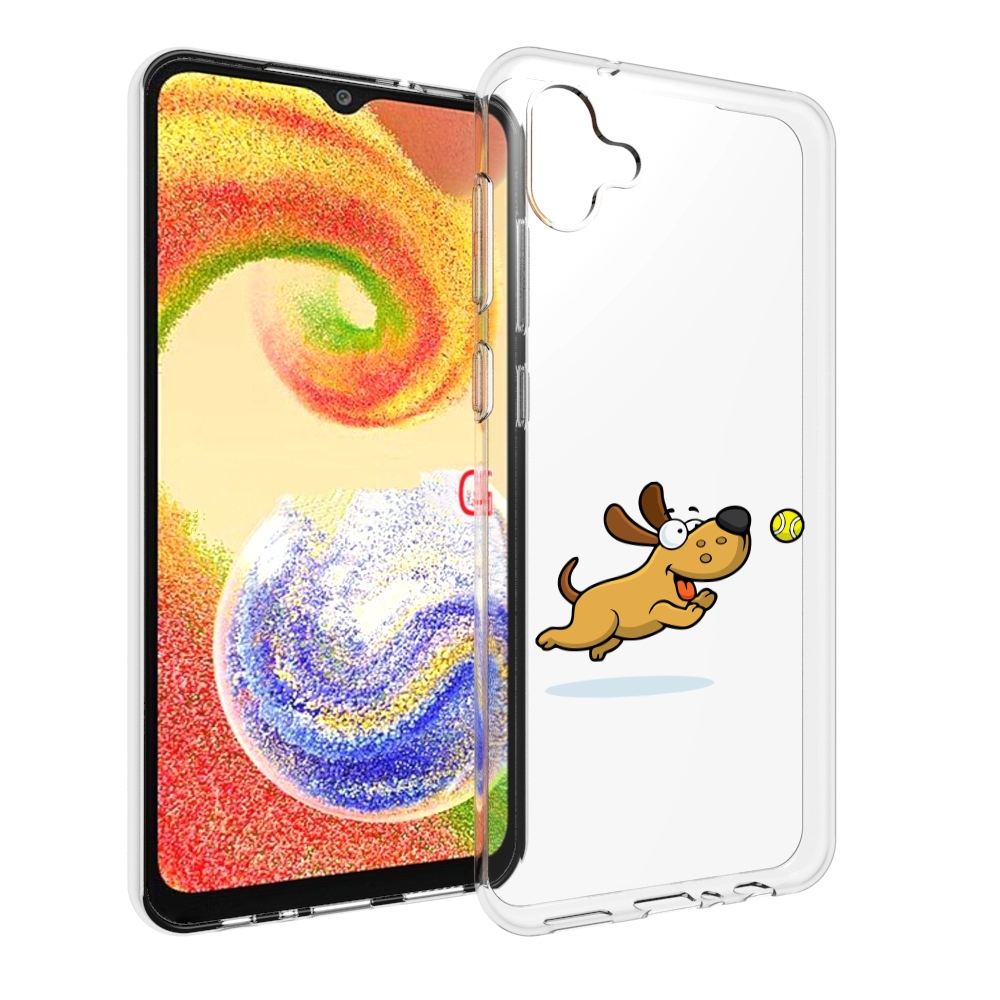 Чехол MyPads пёсик для Samsung Galaxy A04