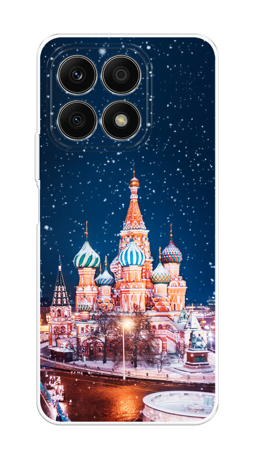 

Чехол на Honor X8A "Москва 1", Коричневый;синий;белый, 6120750-1