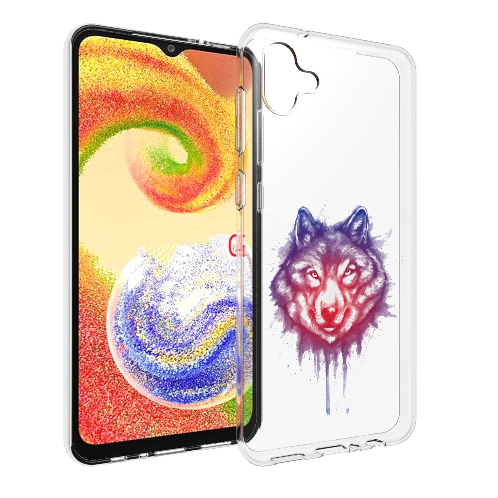 

Чехол MyPads пушистый волк для Samsung Galaxy A04, Прозрачный, Tocco