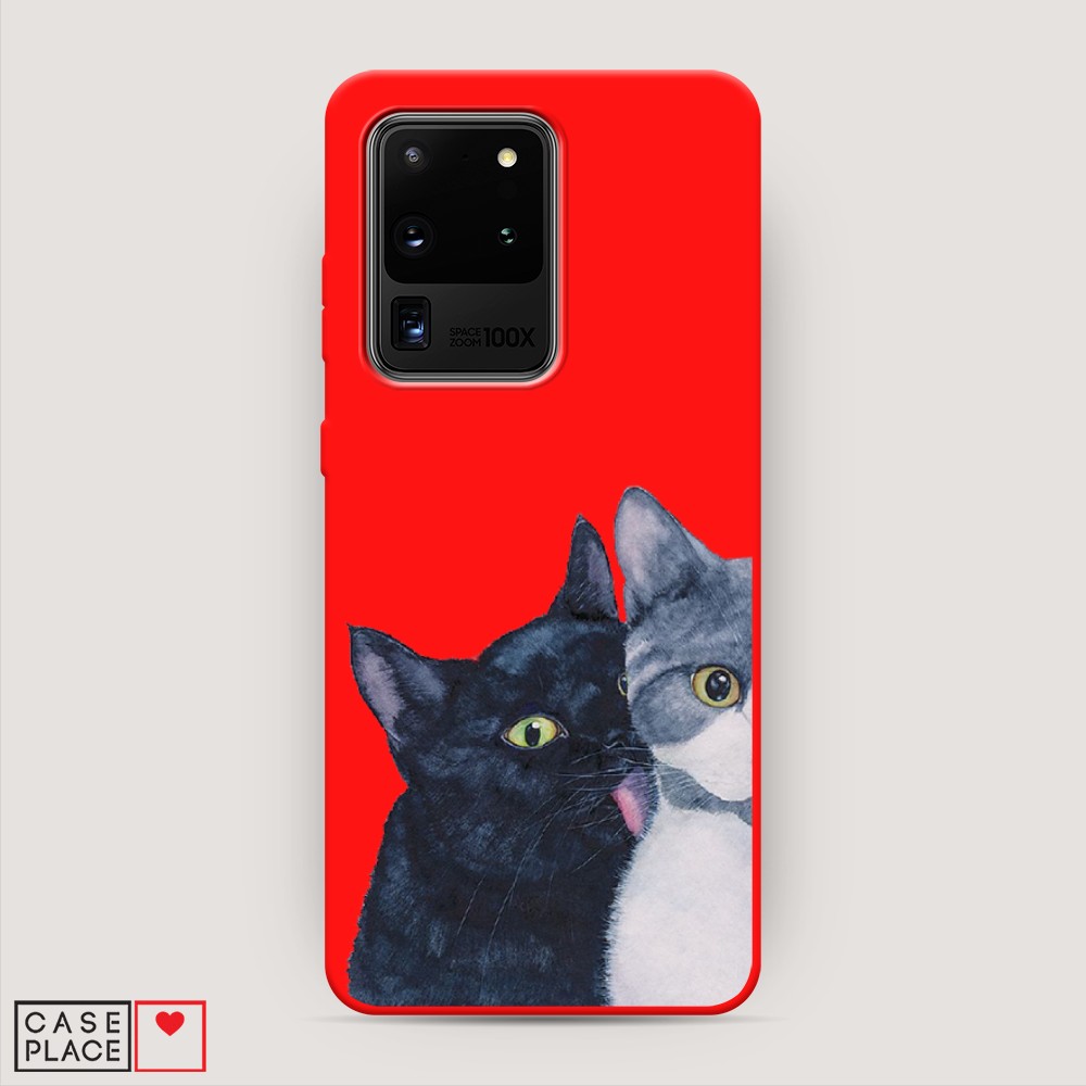 

Чехол Awog на Samsung Galaxy S20 Ultra "Кошачья любовь", Разноцветный, 29453-1