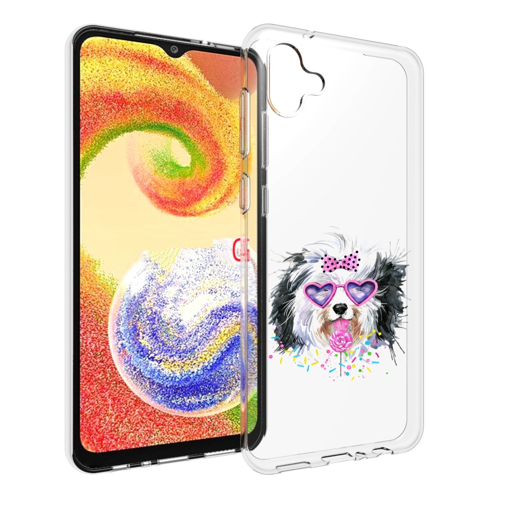 

Чехол MyPads пушистик для Samsung Galaxy A04, Прозрачный, Tocco