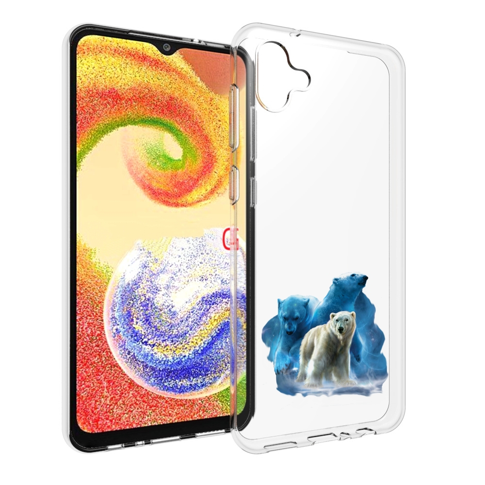 

Чехол MyPads полярный медведь для Samsung Galaxy A04, Прозрачный, Tocco