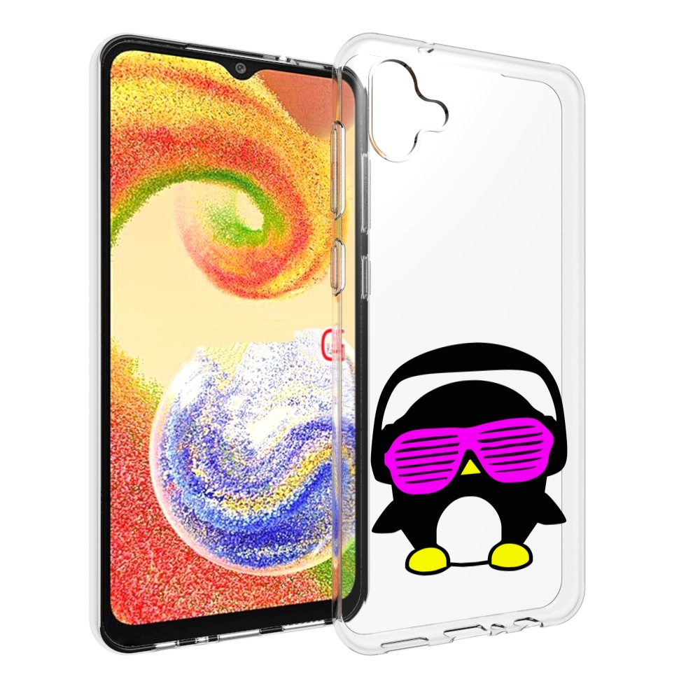 

Чехол MyPads пингвин для Samsung Galaxy A04, Прозрачный, Tocco