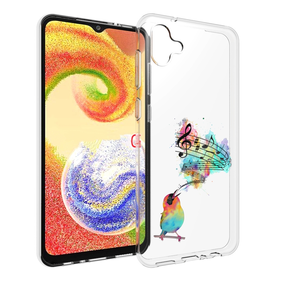 

Чехол MyPads певчая птичка для Samsung Galaxy A04, Прозрачный, Tocco