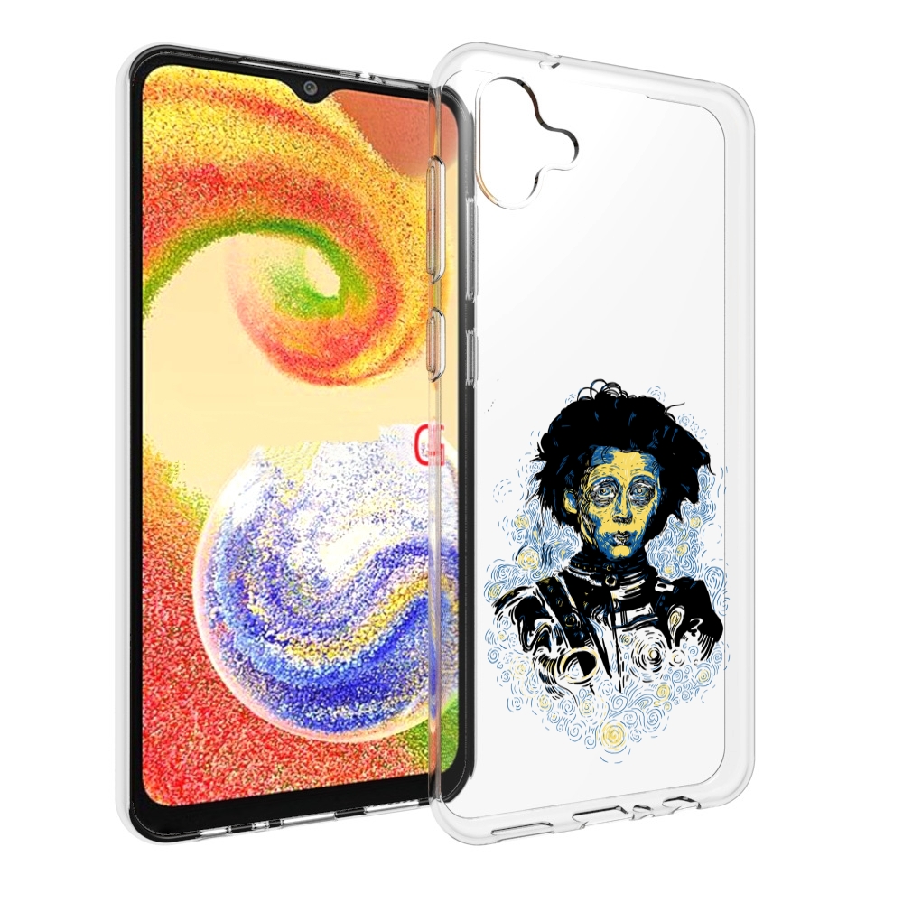 

Чехол MyPads парень черно-белый абстракция для Samsung Galaxy A04, Прозрачный, Tocco