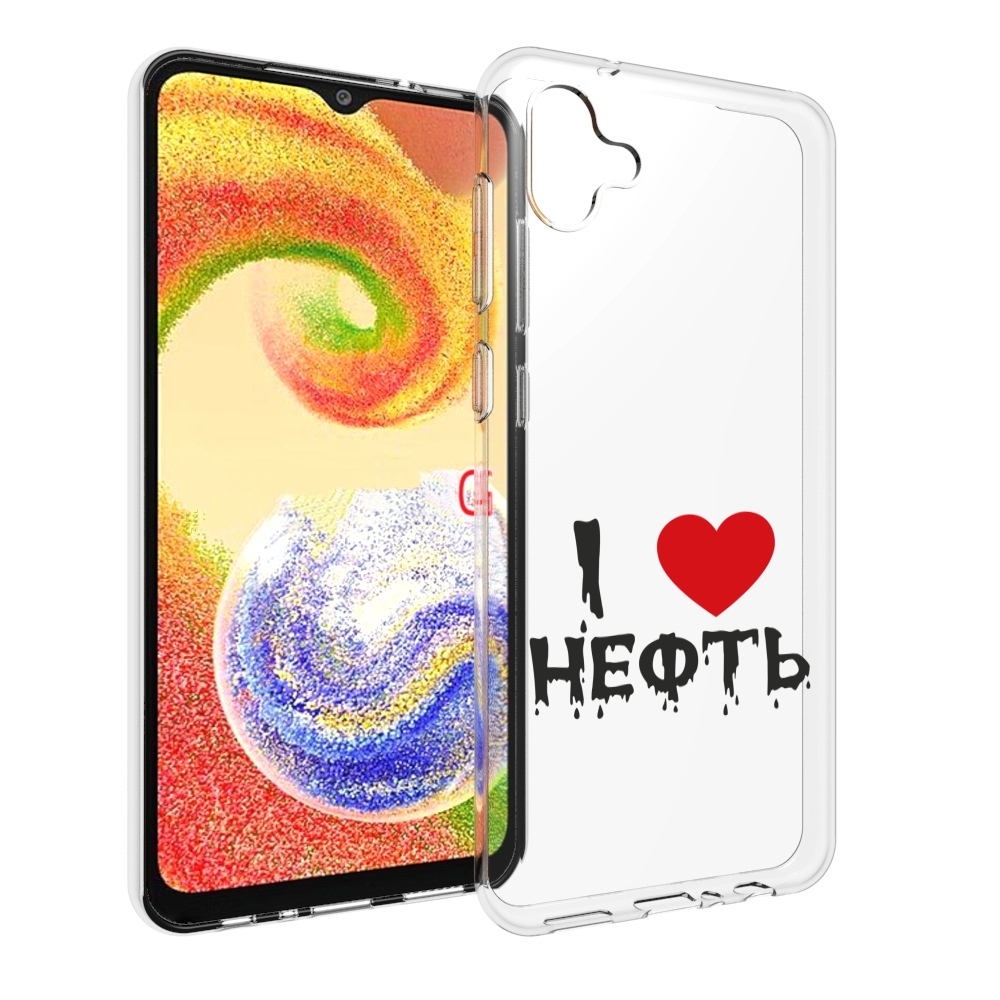 

Чехол MyPads нефть для Samsung Galaxy A04, Прозрачный, Tocco