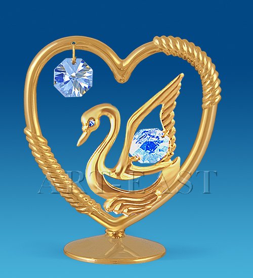 

Фигурка Лебедь в сердце, AT5006