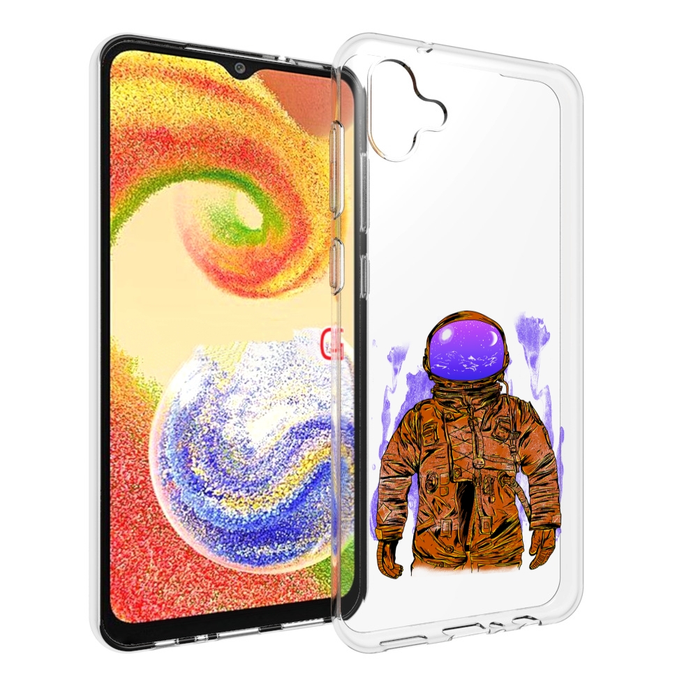 

Чехол MyPads нарисованный мужчина в скафандре для Samsung Galaxy A04, Прозрачный, Tocco