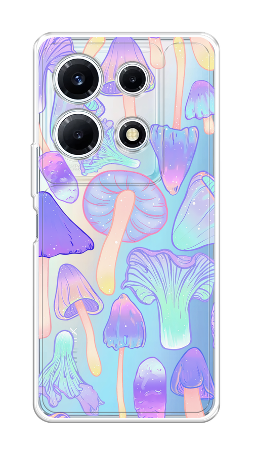 

Чехол на Infinix Note 30 VIP "Пастельные грибы", Фиолетовый;голубой, 3104750-1