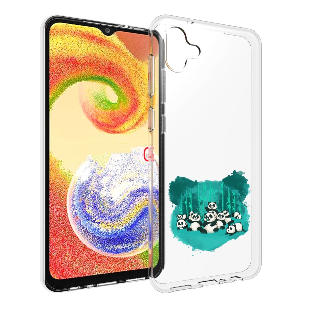 

Чехол MyPads нарисованные панды для Samsung Galaxy A04, Прозрачный, Tocco