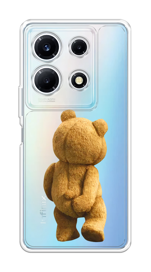 

Чехол на Infinix Note 30 VIP "Медвежья спина", Коричневый;прозрачный, 3104750-1