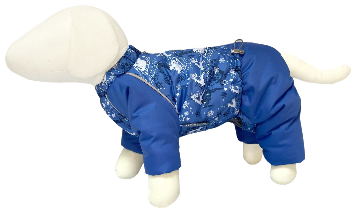 фото Osso fashion osso fashion комбинезон для собак всех пород снежинка на синтепоне олени/прин