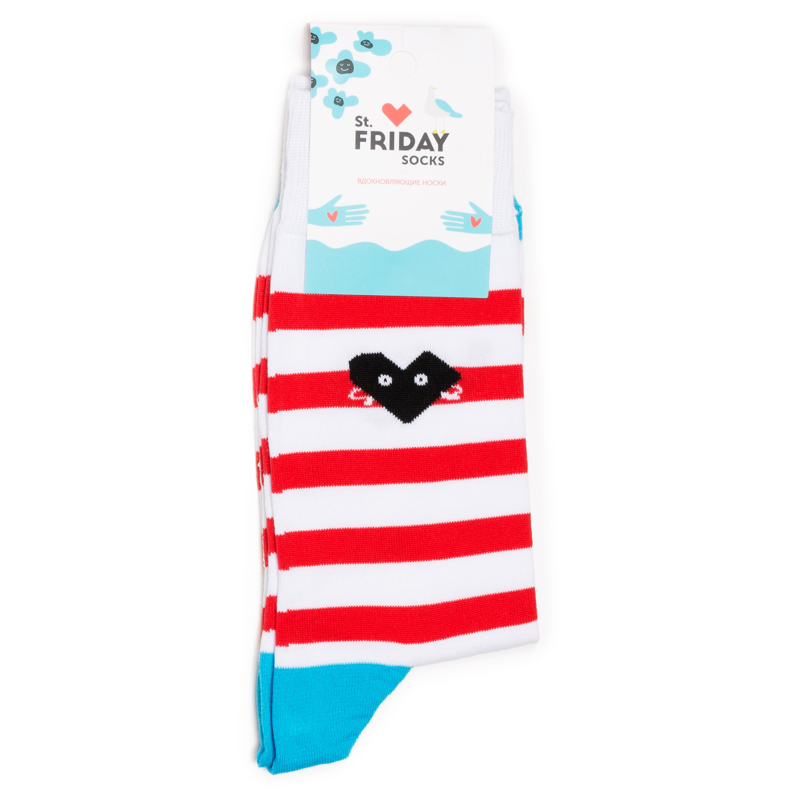 

Носки унисекс St. Friday Socks StripesRed разноцветные, Разноцветный, StripesRed