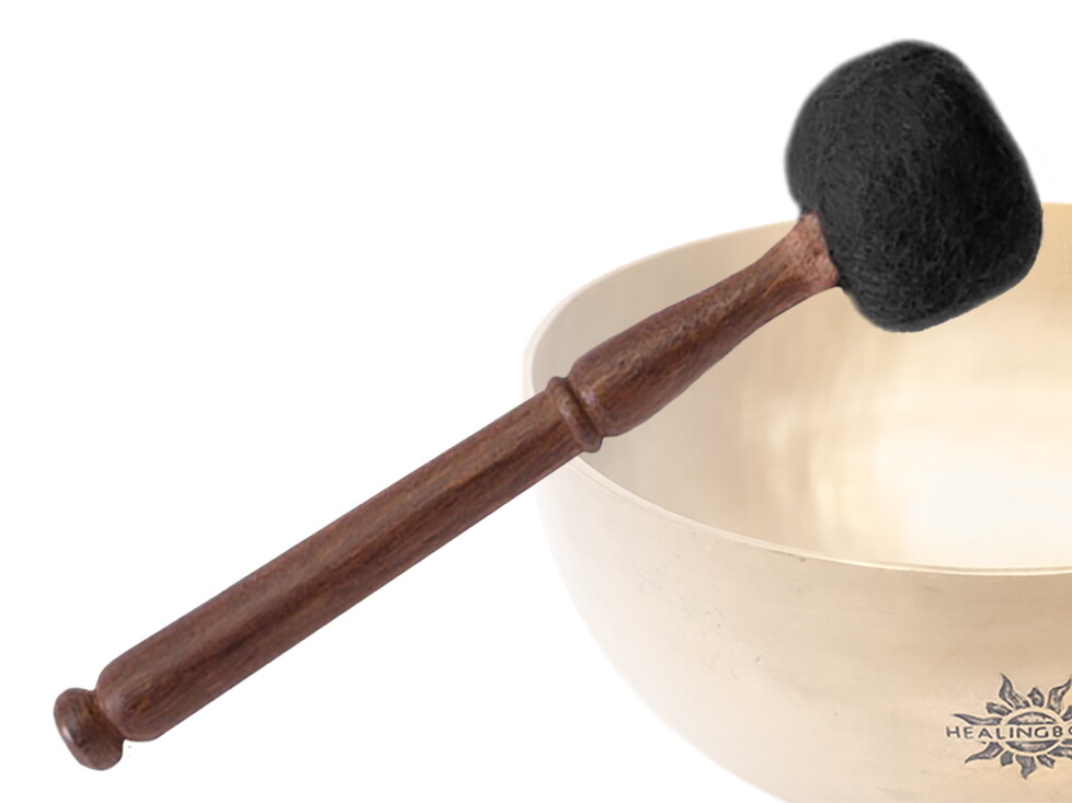 

Гонг стик Малета Колотушка для поющей чаши №1 5х25 см чёрный Healingbowl / ГС-001, ГС-001