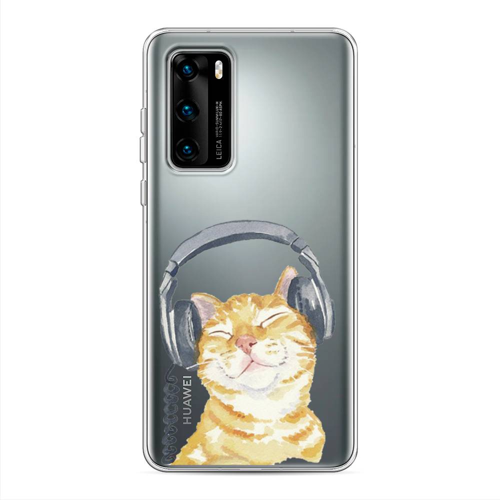 

Чехол Awog "Кот меломан" для Huawei P40