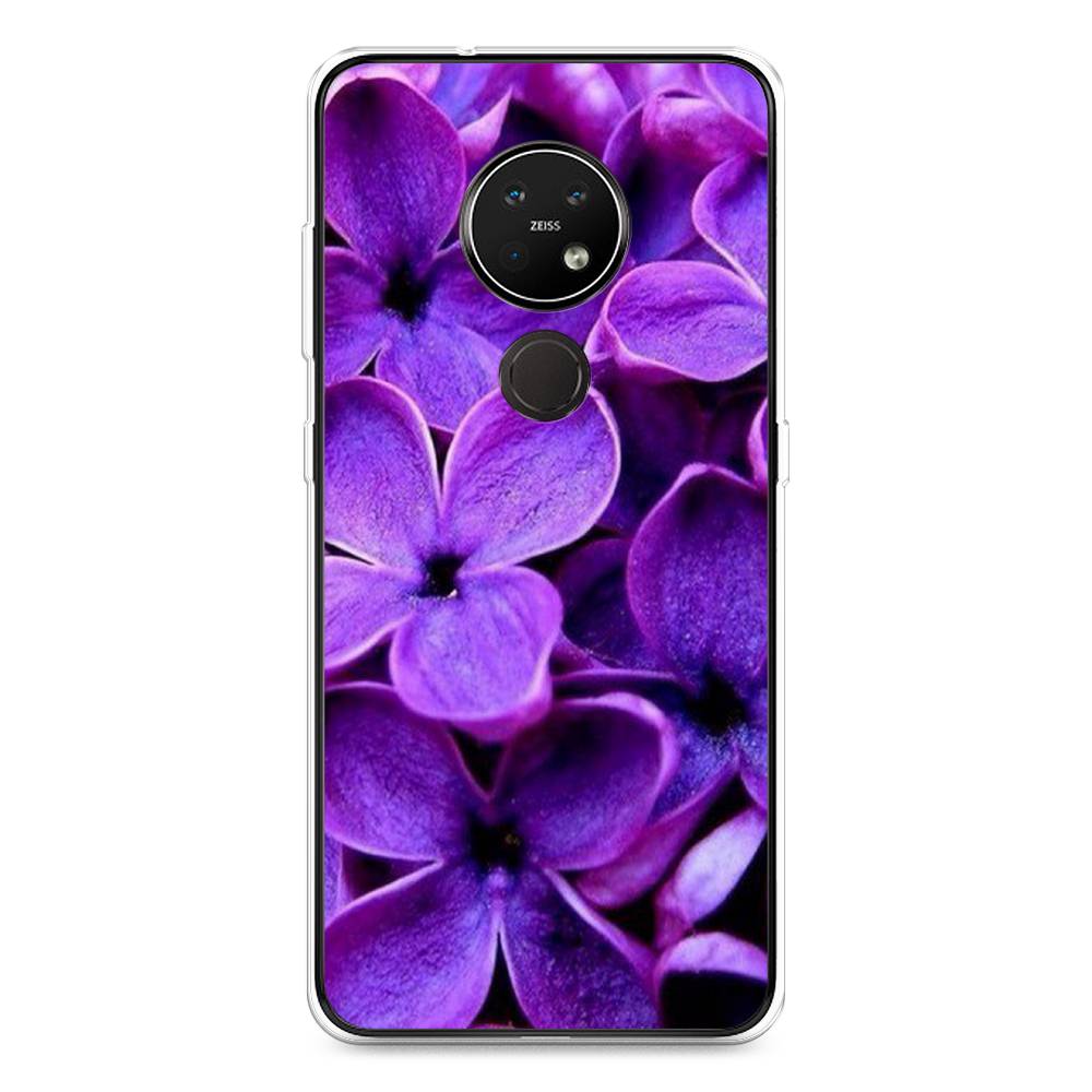 

Чехол Awog на Nokia 7.2 / Нокиа 7.2 "Сирень крупная", 123150-8