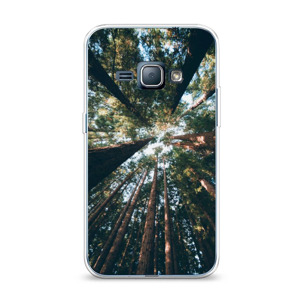 

Чехол Awog на Samsung Galaxy J1 2016 / Самсунг J1 2016 "Лес 18", Зеленый;коричневый, 22150-4