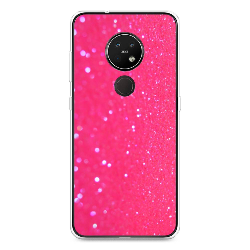 

Чехол Awog "Малиновые блестки рисунок" для Nokia 7.2
