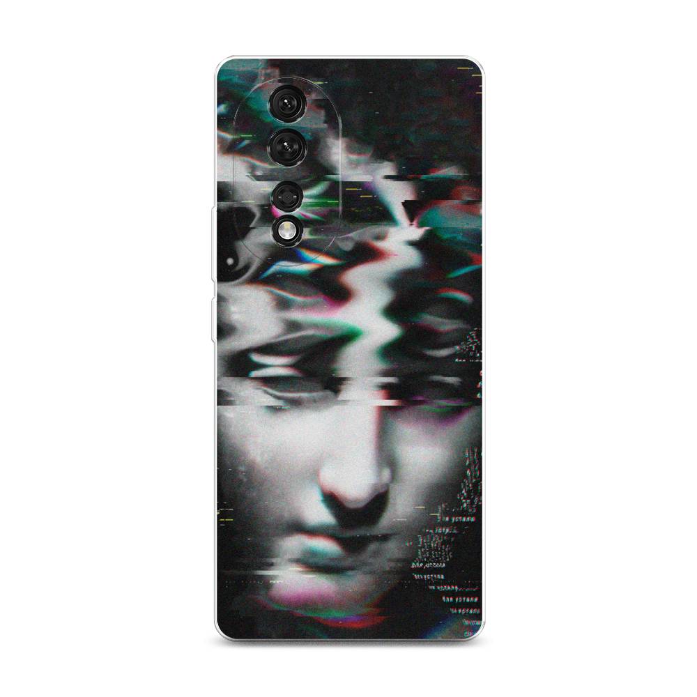 

Чехол Awog на Honor 80 "Glitch Art", Серый, 6120350-9
