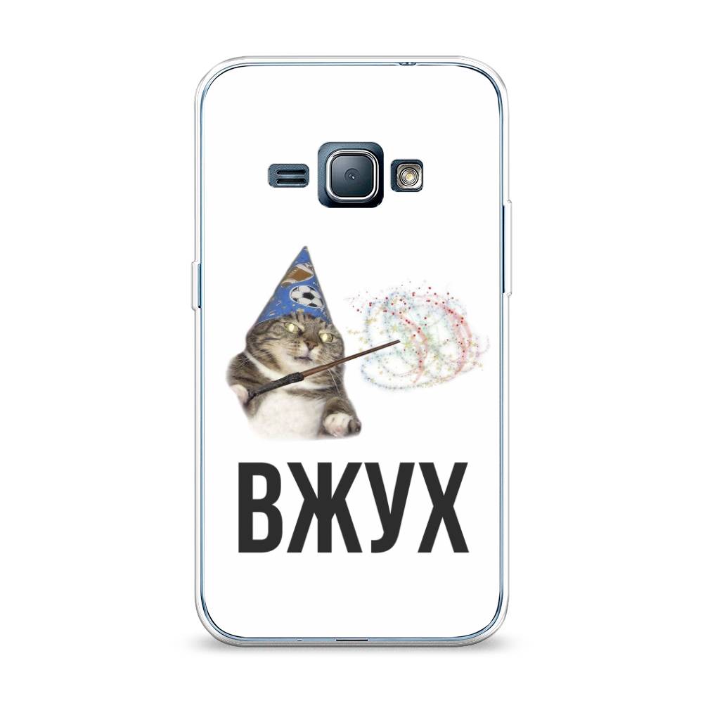 

Чехол Awog на Samsung Galaxy J1 2016 / Самсунг J1 2016 "Вжух 2", Белый;черный;серый, 22150-9