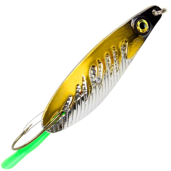 

Блесна колебалка AQUA НЕРКА FIRE 60,0mm, 26,0g 05 (серебро, золото), 2 шт., Серебристый;золотистый, НЕРКА FIRE (незацепляйка) колебалка