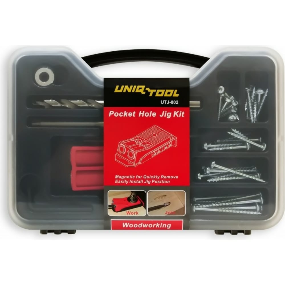 

Приспособление для соединения саморезами Pocket hole Tool KIT UNIQ TOOL UTJ-002