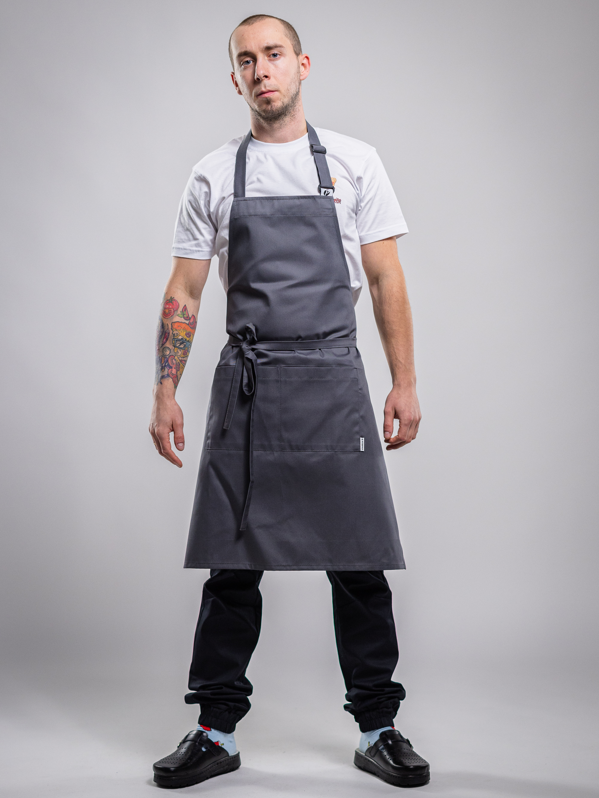 

Фартук рабочий унисекс PITERPROF F1GR серый, F1GR