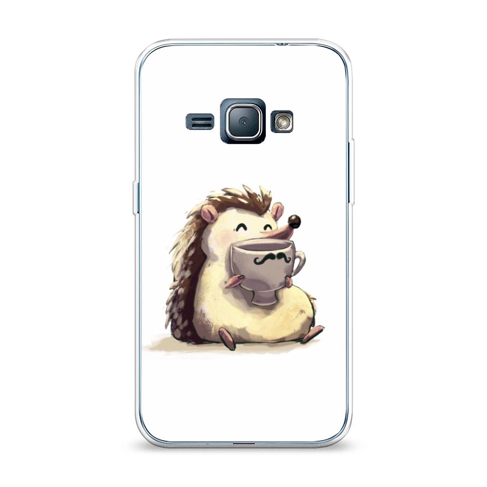 

Чехол Awog на Samsung Galaxy J1 2016 / Самсунг J1 2016 "Еж кофеман", Белый;коричневый;бежевый, 22150-10