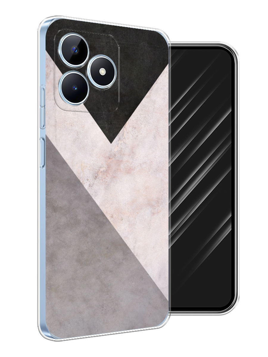 

Чехол Awog на Realme C60 "Геометричный мрамор", Бежевый, 2516550-1
