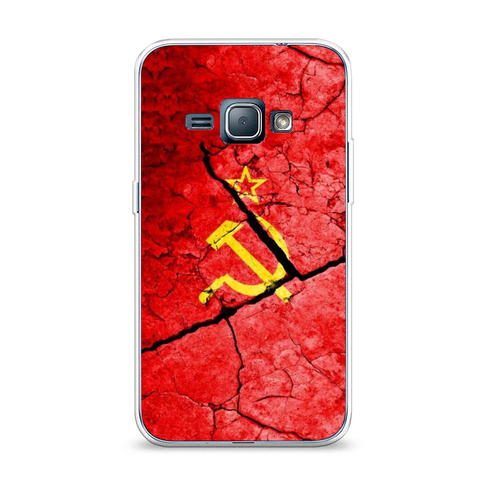 

Чехол Awog на Samsung Galaxy J1 2016 / Самсунг J1 2016 "СССР", Красный;черный;желтый, 22150-5