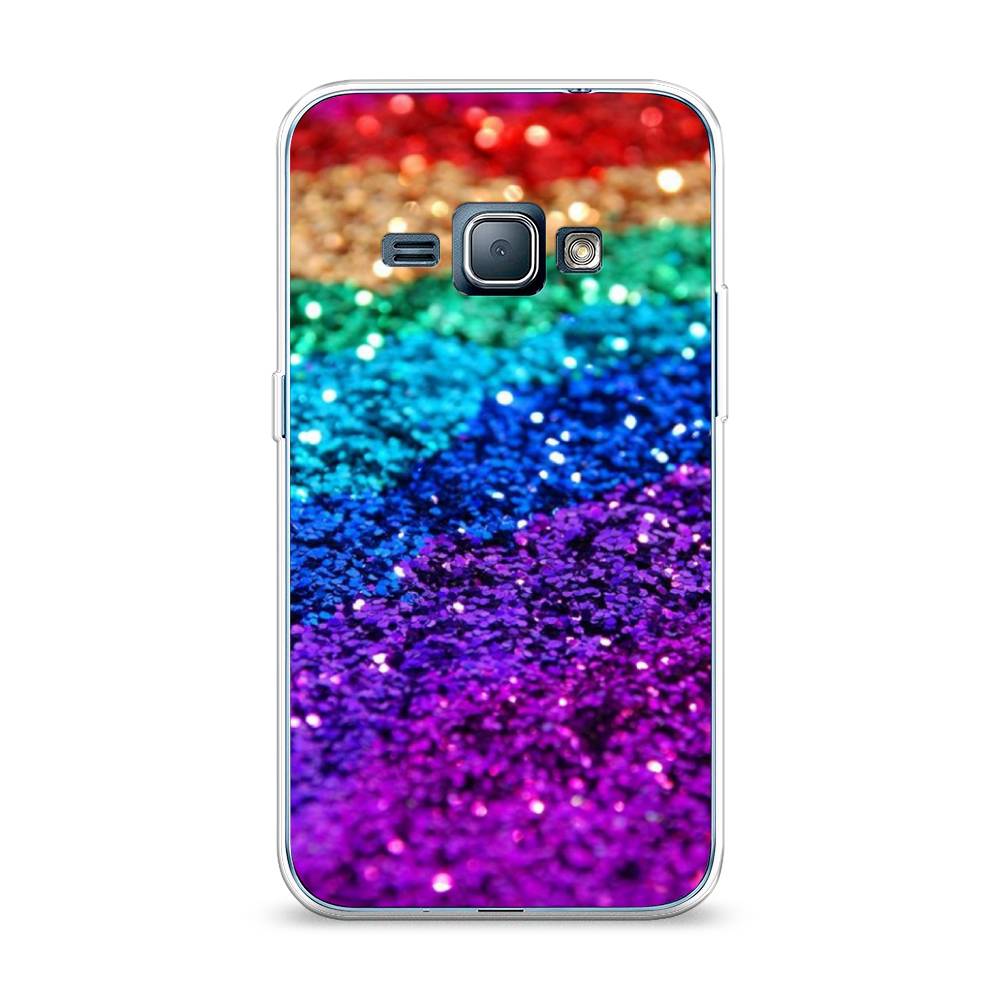 

Чехол Awog на Samsung Galaxy J1 2016 / Самсунг J1 2016 "Блестящая радуга рисунок", Разноцветный, 22150-3