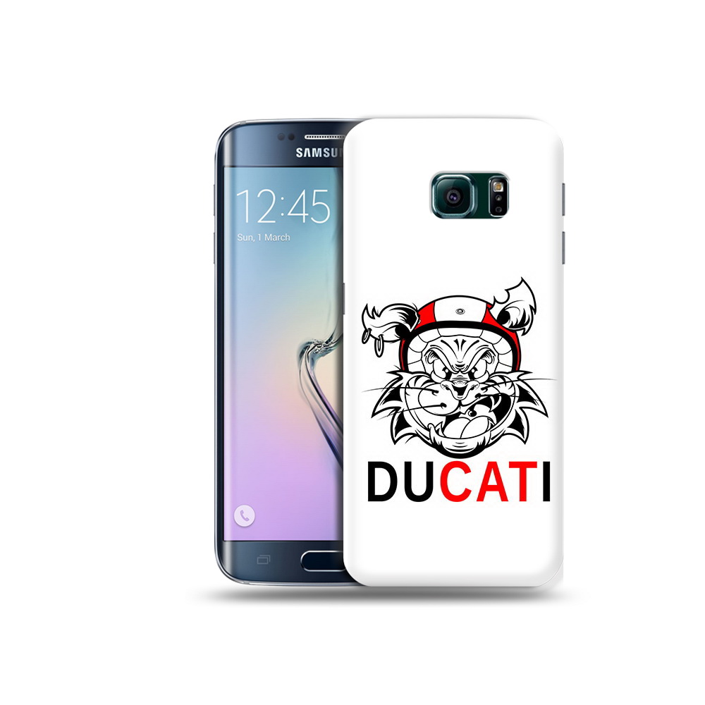 

Чехол MyPads Tocco для Samsung Galaxy S6 Edge дукати, Прозрачный, Tocco
