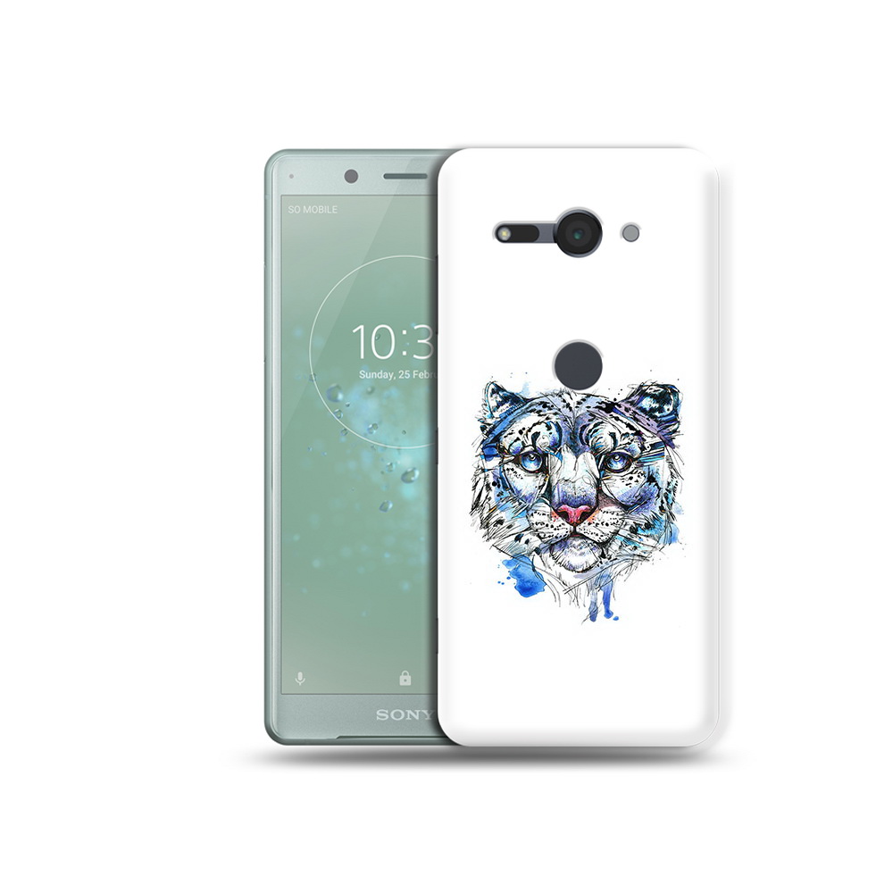 

Чехол MyPads Tocco для Sony Xperia XZ2 Compact водяной тигр, Прозрачный, Tocco