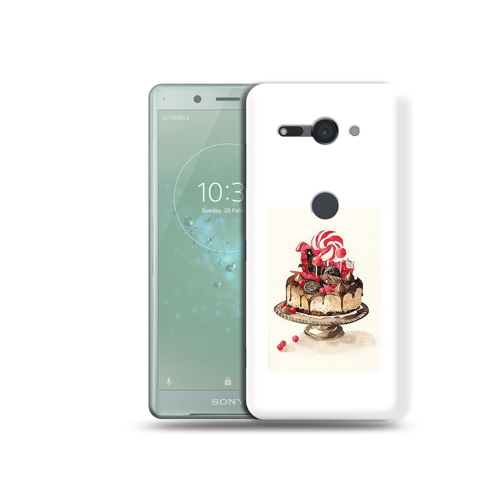 

Чехол MyPads Tocco для Sony Xperia XZ2 Compact вкусный торт, Прозрачный, Tocco