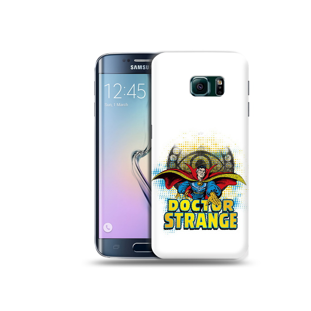 

Чехол MyPads Tocco для Samsung Galaxy S6 Edge доктор стренж рисунок, Прозрачный, Tocco