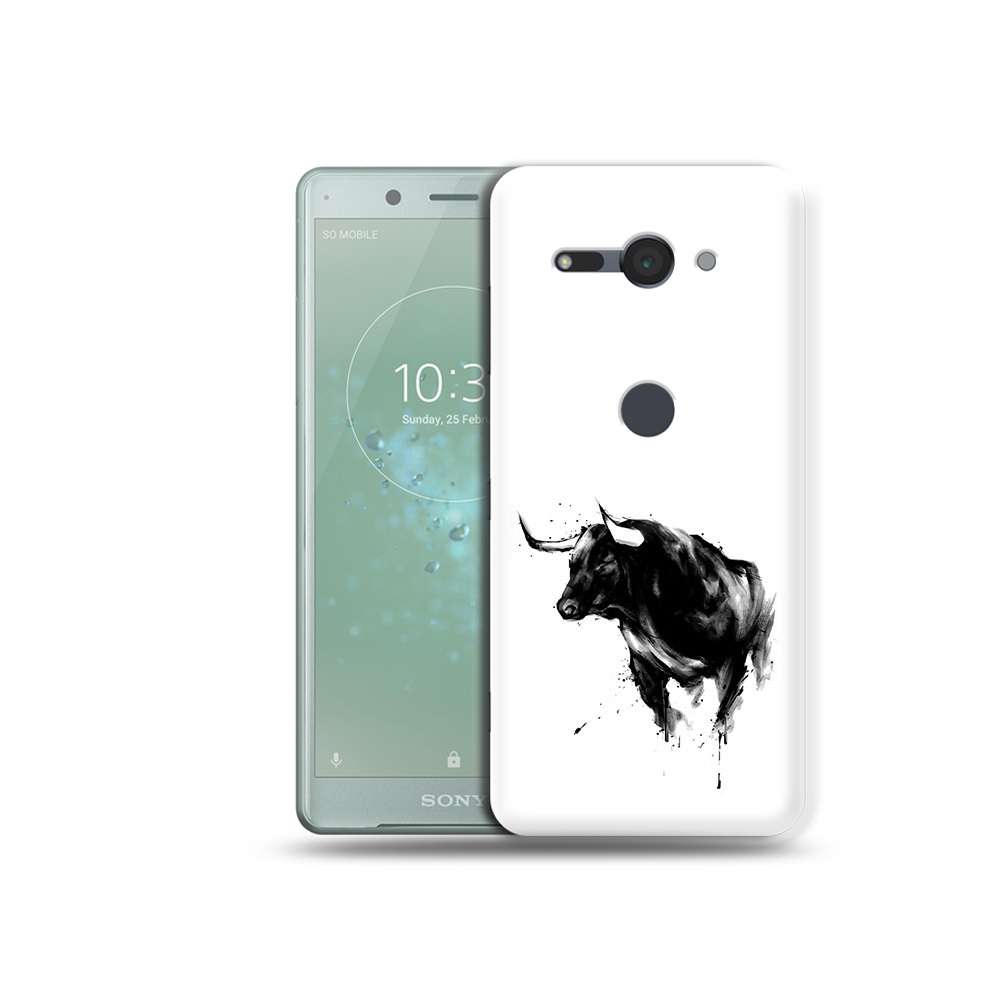 

Чехол MyPads Tocco для Sony Xperia XZ2 Compact бык, Прозрачный, Tocco